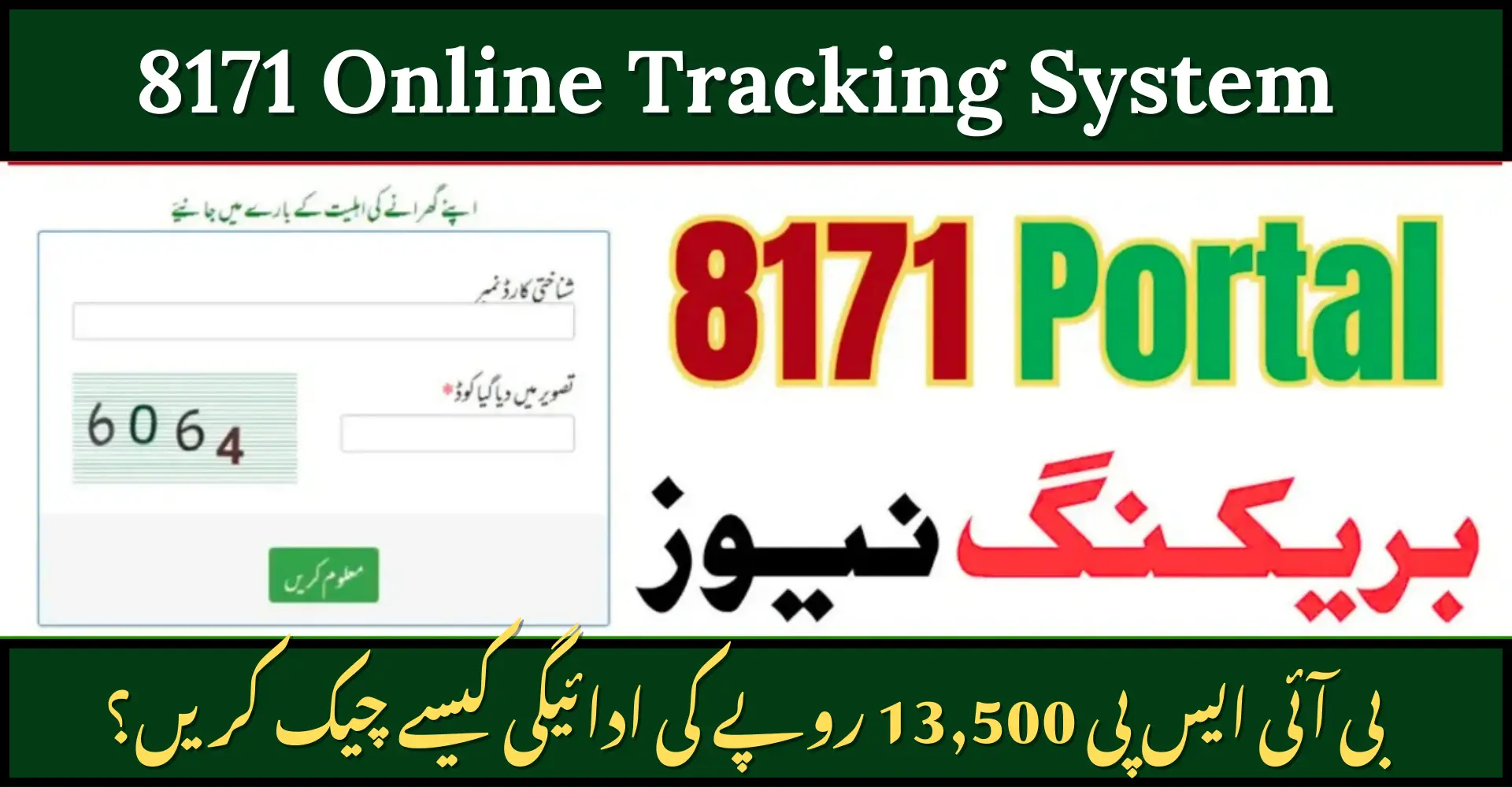 8171 Online Tracking System
